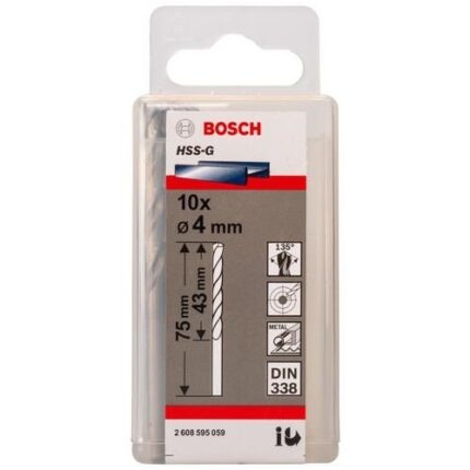 Twist Drill 4mm Bosch